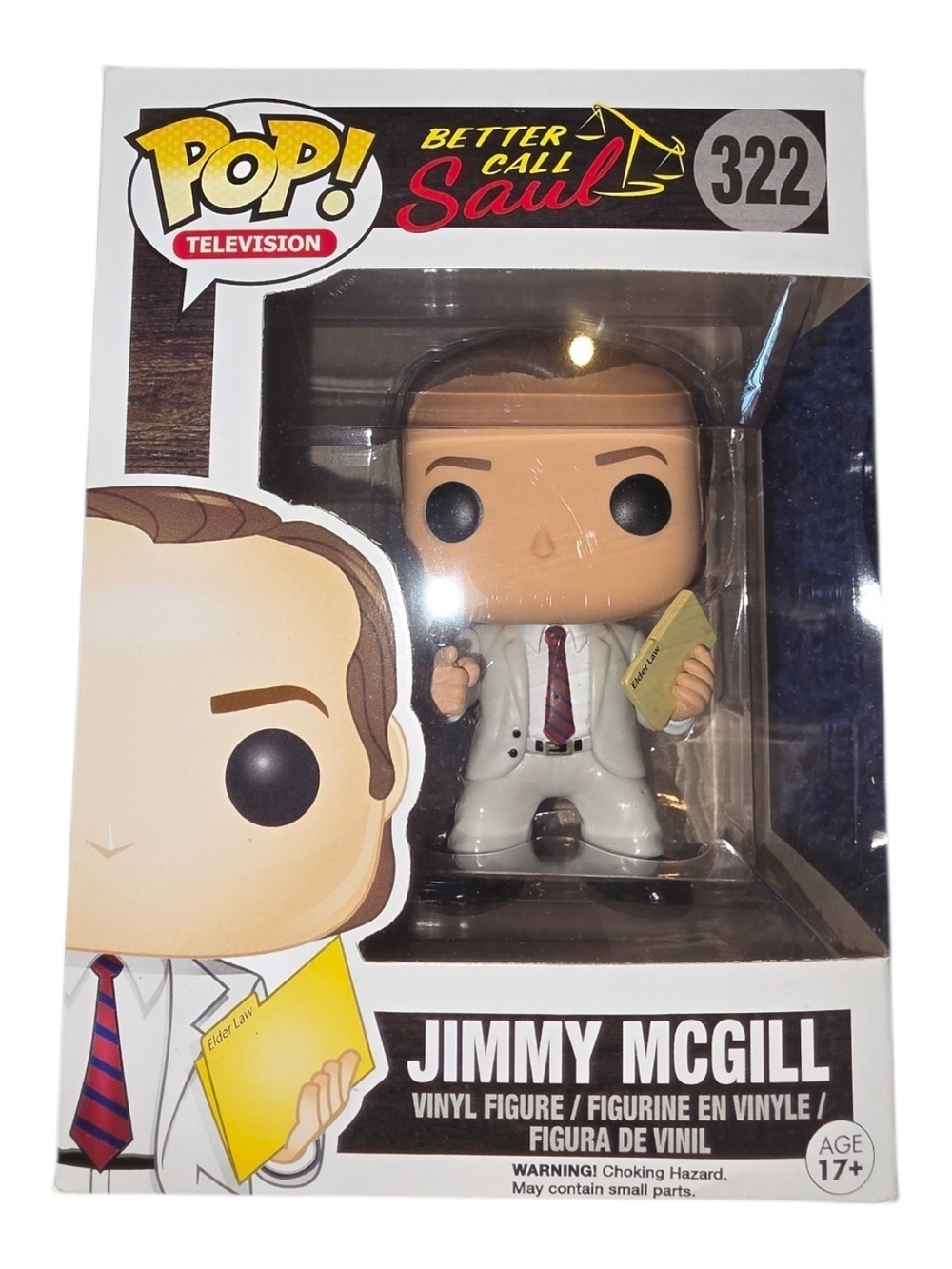 Funko Pop Jimmy McGill #322 Better Call Saul Vaulted Rare Collectible
